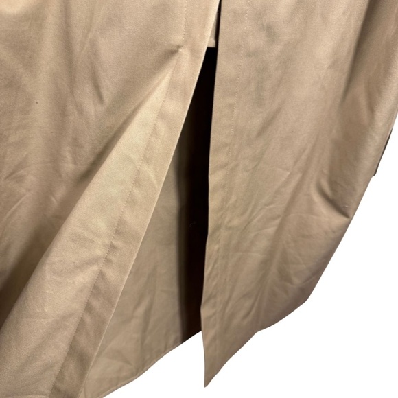 Vintage Unisex Men's Stollerys Trench Coat Made in England  Check Lining S42 - Picture 8 of 16